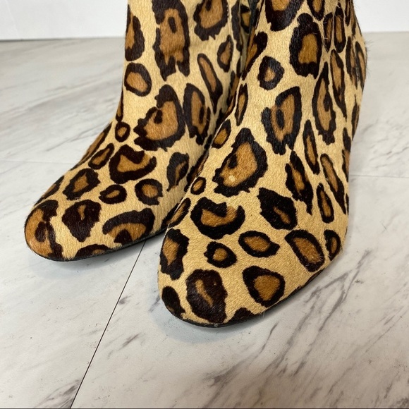 New! Sam Edelman Mandi Leopard Print Bootie 7.5M - Picture 8 of 13